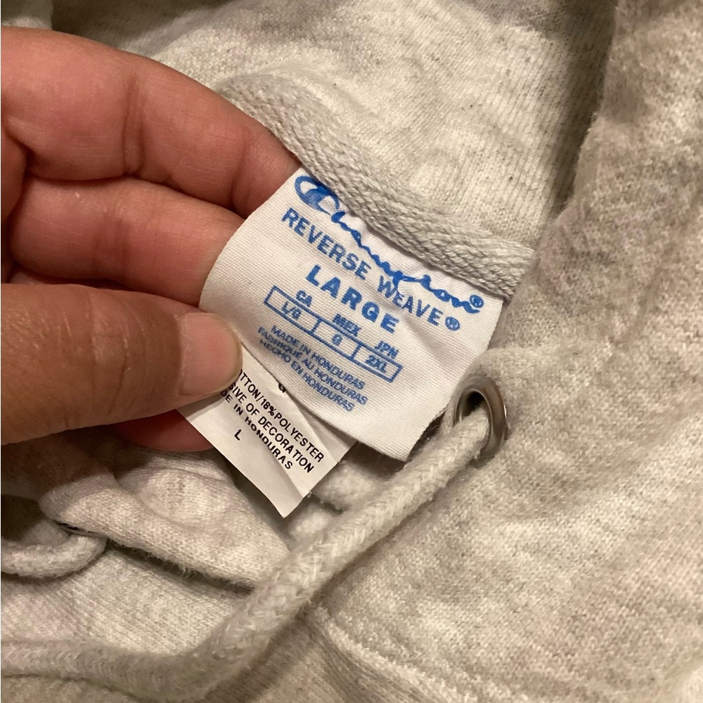 Grey Champion Reverse Weave Hoodie